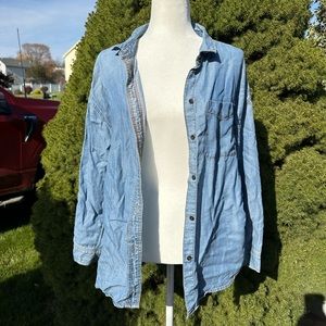 AE cotton denim flannel size S